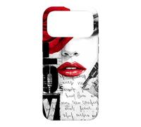 Custodia per iPhone 17 Pro Max Grafica streetwear Dark Romance, Gothic Red Rose Lover