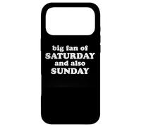 Custodia per iPhone 17 Pro Max GRANDE VENTILATORE DI SABATO E ANCHE DOMENICA Divertente