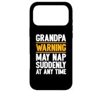 Custodia per iPhone 17 Pro Max Grandpa Warning May Nap Suddenly Retired Funny Grandpa