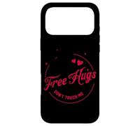 Custodia per iPhone 17 Pro Max Gratis Hugs Don't Touch Me Bold Messaggio