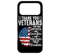 Custodia per iPhone 17 Pro Max Grazie Veterani Per Il Vostro Servizio E Sacrificio E Patrio