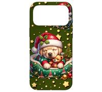 Custodia per iPhone 17 Pro Max Green Christmas Accessories For Women Golden Retriever Dog