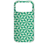 Custodia per iPhone 17 Pro Max Green Triangle Hexagon Square Middle East Celtic Pattern