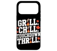 Custodia per iPhone 17 Pro Max Grill Chill Touchdown Thrill Autunno Autunno Calcio