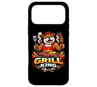 Custodia per iPhone 17 Pro Max Grill King Bulldog BBQ Mascotte Grafica