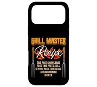 Custodia per iPhone 17 Pro Max Grill "Master" Recipe Funny BBQ Pit Master Grill Grunge