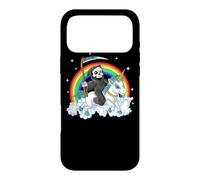 Custodia per iPhone 17 Pro Max Grim Reaper Riding Unicorn | Aesthetic Pastel Goth Girls