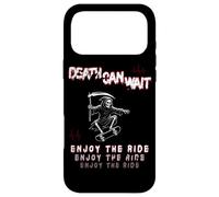 Custodia per iPhone 17 Pro Max Grim Reaper Skateboard Skater Streetwear