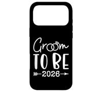 Custodia per iPhone 17 Pro Max Groom to be 2026 Future Husband Bachelor Wedding Matching