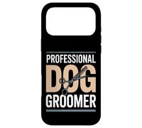Custodia per iPhone 17 Pro Max Groomer professionale per cani, stile salone