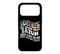 Custodia per iPhone 17 Pro Max Groovy se all'inizio non riesci prova a fare cosa tatum