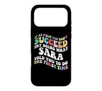 Custodia per iPhone 17 Pro Max Groovy se all'inizio non riesci prova a fare quello che Sara