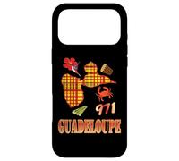 Custodia per iPhone 17 Pro Max Guadeloupe 971 style madras - Idee cadeau Gwadloup gwada