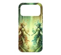 Custodia per iPhone 17 Pro Max Guardiani mistici della foresta in un bosco incantato