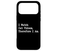 Custodia per iPhone 17 Pro Max Guardo i video di gatti per la mia salute mentale Video di gatti divertenti