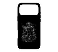 Custodia per iPhone 17 Pro Max Gudrun Viking Scudo Norreno Saga da fanciulla