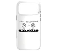 Custodia per iPhone 17 Pro Max Guerra del Peloponneso Antica Grecia Atene e Sparta