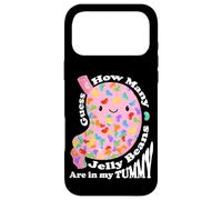 Custodia per iPhone 17 Pro Max Guess How Many "Jelly Beans" Are in my Tummy Funny Kawaii