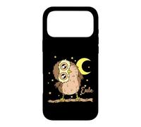 Custodia per iPhone 17 Pro Max Gufo che dorme Tipo Notte attiva Luna con stelle