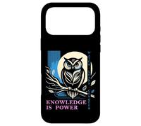 Custodia per iPhone 17 Pro Max Gufo - Knowledge is Power - Wisdom Owl Design