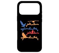 Custodia per iPhone 17 Pro Max Gufo ornitologo retrò uccelli rapaci