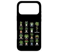 Custodia per iPhone 17 Pro Max Guida botanica delle piante d'appartamento che purificano l'aria in vaso