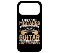 Custodia per iPhone 17 Pro Max Guitar Player - I Don't Make Mistakes When I Playing Guitar