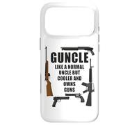 Custodia per iPhone 17 Pro Max Guncle - Like a Normal Uncle But Cooler and Owns Guns