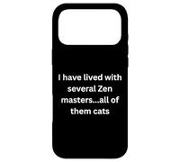 Custodia per iPhone 17 Pro Max Ha vissuto con diversi maestri Zen, tutti loro gatti progettano per