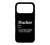Custodia per iPhone 17 Pro Max Hacker Definizione Divertenti Sistemi Computer Dispositivo Gamer Hacks