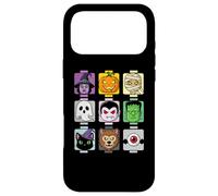 Custodia per iPhone 17 Pro Max Halloween Building Testa di Mattone Zucca Fantasma Zombie Divertente
