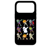 Custodia per iPhone 17 Pro Max Halloween Dab Dance Zombies Scheletri Streghe Fantasmi