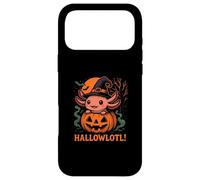 Custodia per iPhone 17 Pro Max Hallowlotl Cute Axolotl Halloween Pumpkin Witch