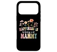 Custodia per iPhone 17 Pro Max Happiness is Being a Mammy Floral Design Mammy Mother's Day