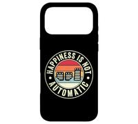 Custodia per iPhone 17 Pro Max Happiness Is Not Automatic - Cambio manuale a tre pedali