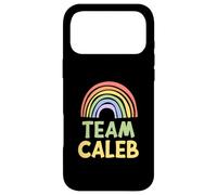 Custodia per iPhone 17 Pro Max Happy Colorful Team Caleb Rainbow Pride Green Yellow