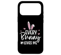 Custodia per iPhone 17 Pro Max Happy Easter Every Bunny Sign Every Bunny Loves Me Chicks