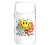 Custodia per iPhone 17 Pro Max Happy Face Flower Garden Grow Positive Smile Retro