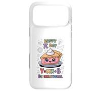 Custodia per iPhone 17 Pro Max Happy Pi Day Pizza Math Nerd Funny Teacher Men Women Kids