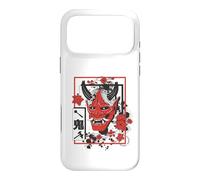 Custodia per iPhone 17 Pro Max Harajuku Japanese Aesthetic Red Oni Demon Mask