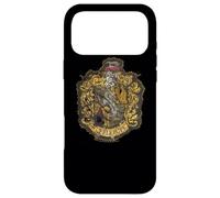 Custodia per iPhone 17 Pro Max Harry Potter Hufflepuff Knitted Patch Damaged
