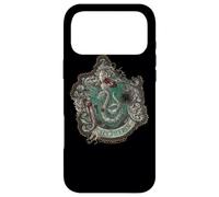Custodia per iPhone 17 Pro Max Harry Potter Slytherin Knitted Patch Damaged