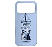 Custodia per iPhone 17 Pro Max Harry Potter Together They Make One Master of Death