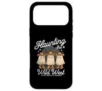Custodia per iPhone 17 Pro Max Haunting the Wild West Cappelli Stivali & Freedom Funny Ghosts