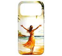 Custodia per iPhone 17 Pro Max Hawaiano Ragazza Spiaggia Palma Vacanza Paradiso