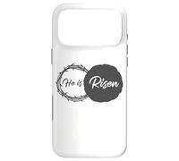 Custodia per iPhone 17 Pro Max He is Risen - Jesus Christ Resurrection Easter & Passover