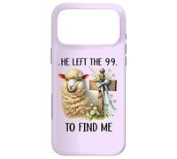 Custodia per iPhone 17 Pro Max He Left the 99 to Find Me Matthew 18:12 He Left the 99 Sheep