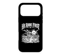 Custodia per iPhone 17 Pro Max He Rode First Cowboy Alla Camicia Di Dio Di Fede Croce