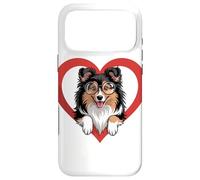 Custodia per iPhone 17 Pro Max Heart Shetland Sheepdog Glasses Sheltie