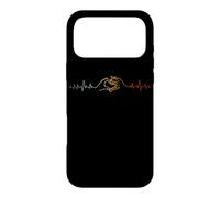 Custodia per iPhone 17 Pro Max Heartbeat Cat Hand Heart ECG Medical Cat Lover